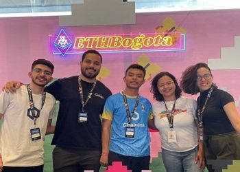 O adolescente Victor Garcia, de 15 anos, morador da Zona Leste de São Paulo, foi um dos vencedores do Hackathon do ETHBogotá,