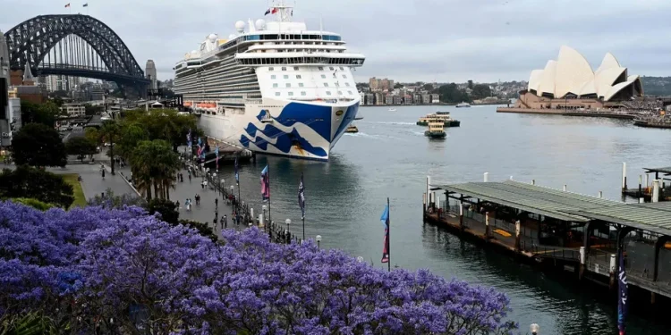 SURTO DE COVID EM CRUZEIRO NA AUSTRALIA