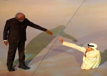Ghanim Al Muftah homem sem perna que participou da abertura da copa