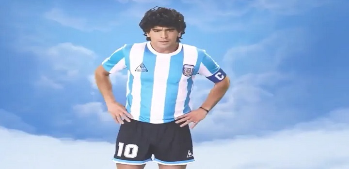 mARADONA RECRIADO VIRTUALMENTE