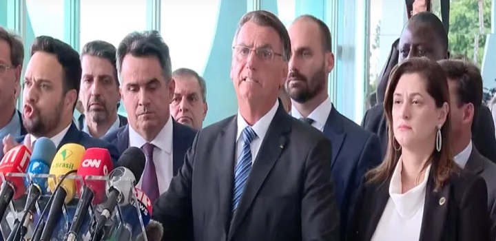 Bolsonaro discursa após derrota, Pronunciamento de Bolsonaro