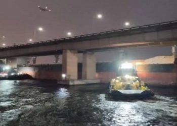 navio colide na ponte rio niteroi