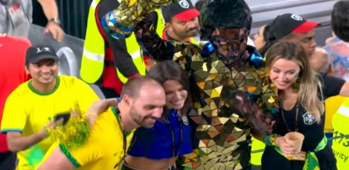 eduardo bolsonaro flagrado no qatar