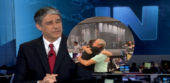 Jornalistas da Globo comemorando derrota de Bolsonaro