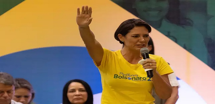 michele Bolsonaro briga com filhos de bolsonaro