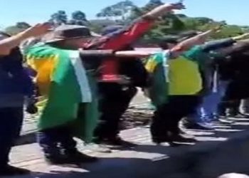 saudação nazista de bolsonaristas em sc