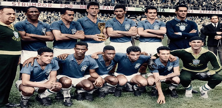 Pelé morre, campeões do mundo de 1958