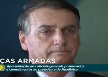 Bolsonaro chora em evento