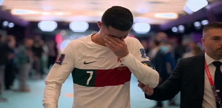 agressao a cristiano ronaldo
