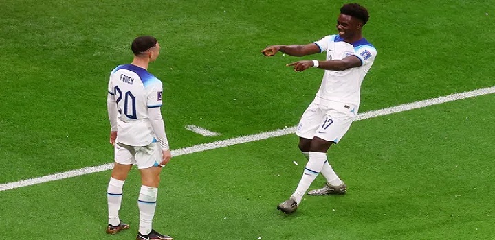 Jordan Henderson e Jude Bellingham Inglaterra x Senegal (Foto: Marko Djurica / Reuters)