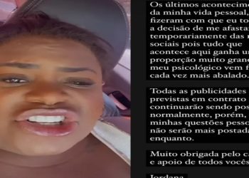 JojO TODYNHO SE AFASTA DAS REDES SOCIAIS