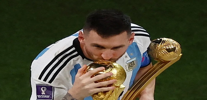 Messi melhor do mundo Bola de Ouro Qatar