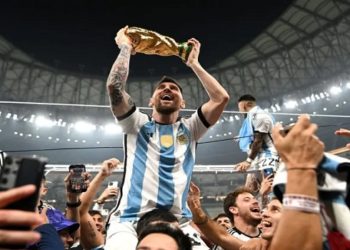 Fotografo que fez a foto de Messi com a Taça da Copa