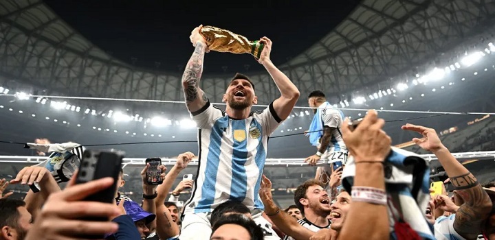 Fotografo que fez a foto de Messi com a Taça da Copa
