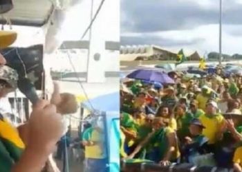 A Polícia Federal prendeu na noite desta terça-feira um empresário bolsonarista que participava de manifestação antidemocrática em frente ao Quartel-General do Exército, em Brasília