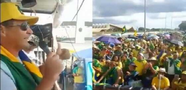 A Polícia Federal prendeu na noite desta terça-feira um empresário bolsonarista que participava de manifestação antidemocrática em frente ao Quartel-General do Exército, em Brasília