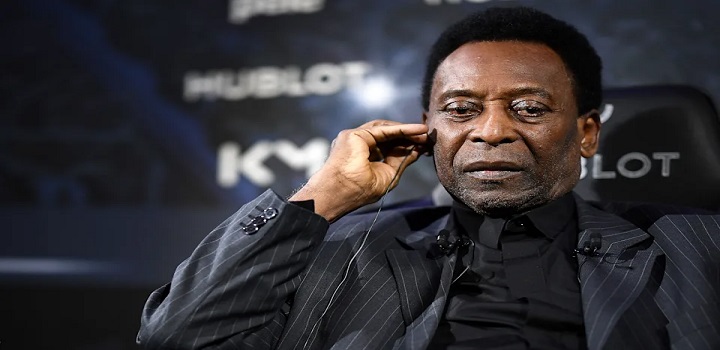 pele no hospital, saúde de pelé