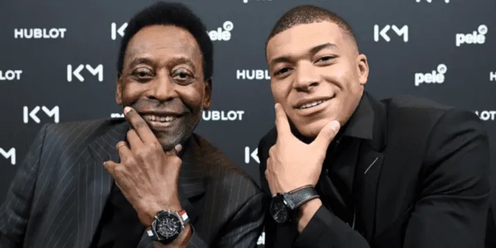 Morte de Pelé, Pelé e Mbapee, salário de pelé