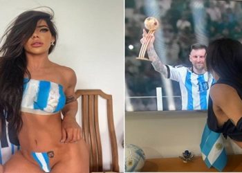 Suzy Cortes tatuagem de Messi