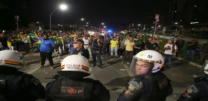 Protesto de Bolsonaristas em bRASILIA