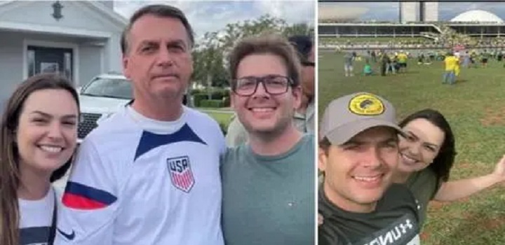 Casal terrorista com Bolsonaro