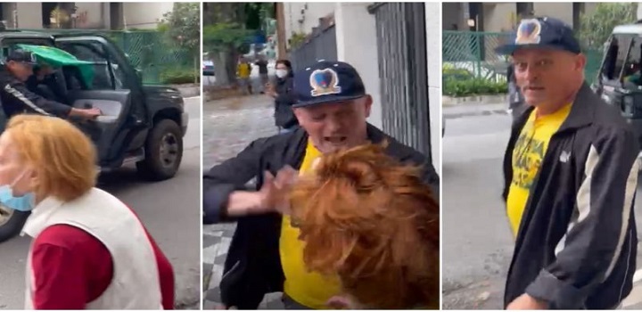 Bolsonaristas descontrolados agridem mulheres no centro de São Paulo; PM não faz nada
