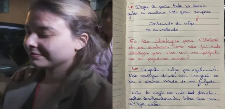 policia apreende caderno de estudante da usp
