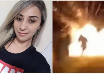 explosão de rojão mata mulher em praia grande