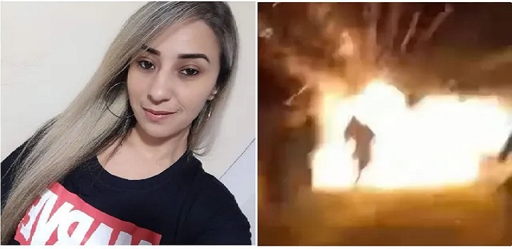 explosão de rojão mata mulher em praia grande