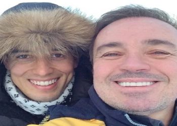 Thiago Salvático e Gugu Liberato juntos