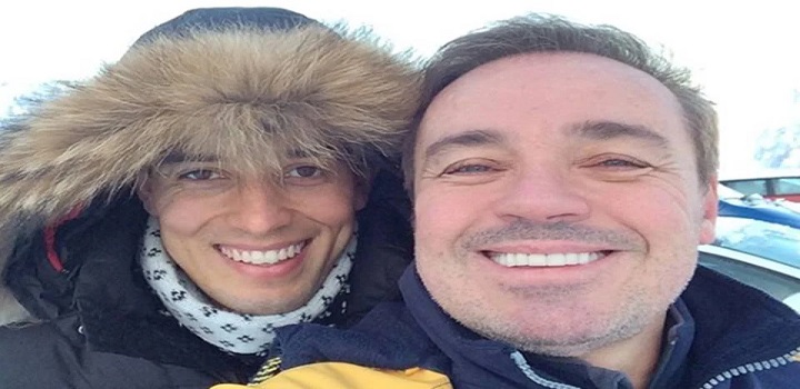 Thiago Salvático e Gugu Liberato juntos