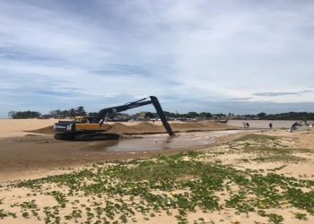 Barra de Atafona aberta pelo INEA