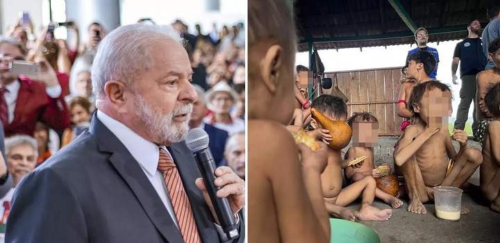 Lula visita terras yanomami
