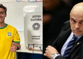 Alexandre Moraes e Nkolas Ferreira