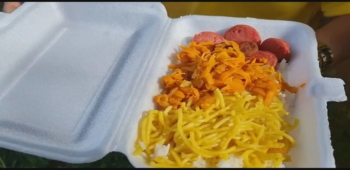 bolsonaristas reclamam de comida servida