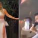 MULHER JOGA GARRAFA DAGUA EM GUSTTAVO LIMA