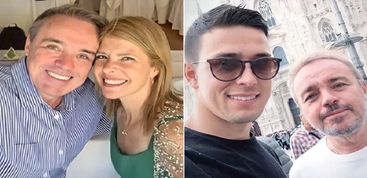 Gugu Liberato e esposa