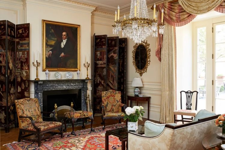 Blair House, conheça a mansão onde ficarão Lula e Janja nos EUA: casa de hóspedes do presidente em ensaio ao Washington Post em Washington, DC. (Foto de Stacy Zarin Goldberg/ Washington Post via Getty Images)