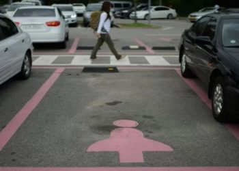 coreia do sul estacionamento exclusivo para mulheres
