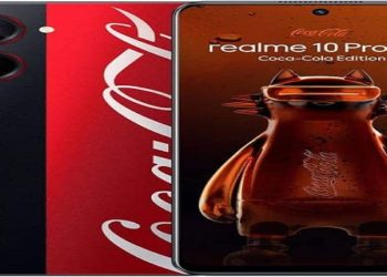 celular realme coca cola