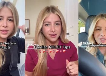 enfermeiras, A norte-americana Stephanee Beggs passou a comercializar resumos para provas de enfermagem depois de fazer sucesso dando explicações a alunos