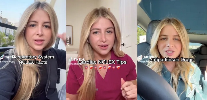 enfermeiras, A norte-americana Stephanee Beggs passou a comercializar resumos para provas de enfermagem depois de fazer sucesso dando explicações a alunos