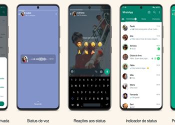 novidades no status do whatsapp