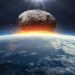 risco de asteroides colidirem com a terra