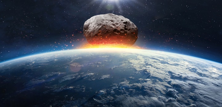 risco de asteroides colidirem com a terra