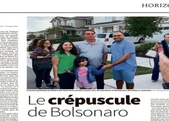 Matéria sobre vida de Bolsonaro nos EUA