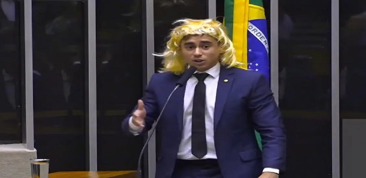 peruca de nikolas ferreira