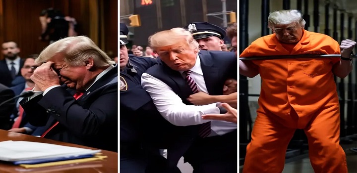 deepfakes prisão de donald trump