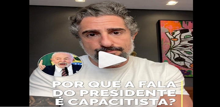 Marcos Mion: lula fala sobre intelectuais