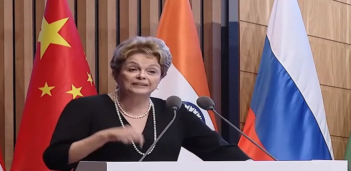 DILMA PRESIDENTE DO BANCO BRICS